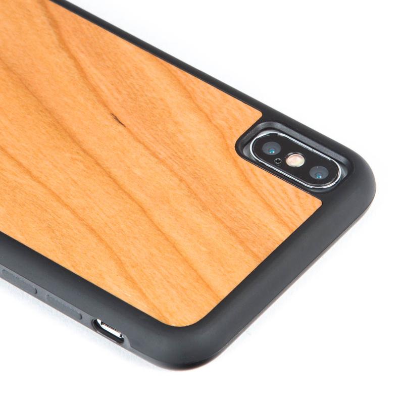 Wilderness Wood Back Bumper Case - Apple iPhone X/XS Walnut Apple iPhone X/XS - Snakehive UK