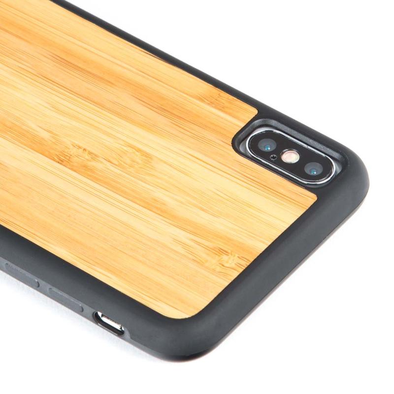 Wilderness Wood Back Bumper Case - Apple iPhone X/XS Walnut Apple iPhone X/XS - Snakehive UK