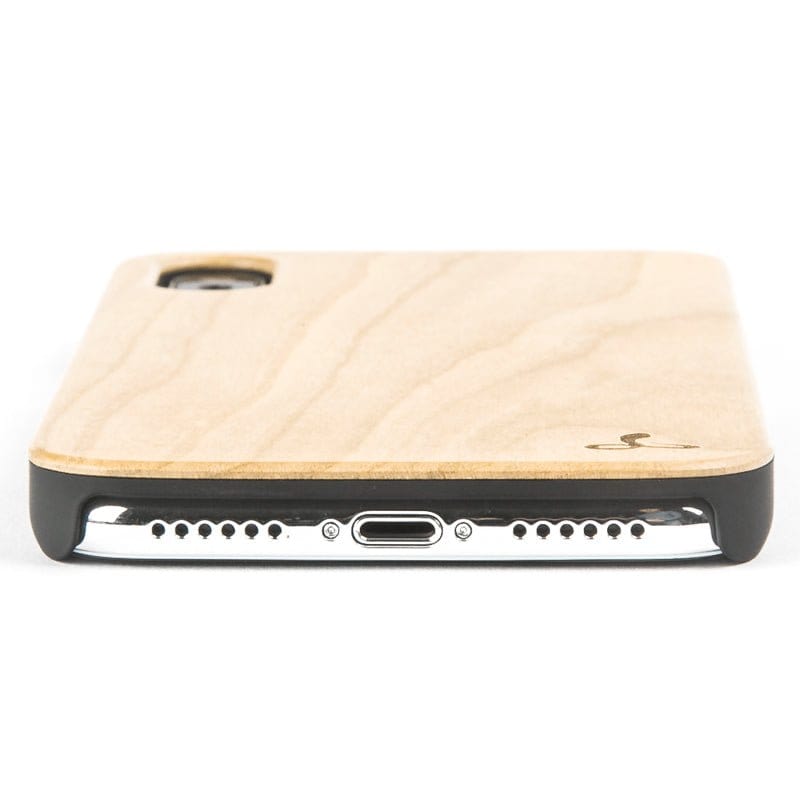 Wilderness Wood Back Case - Apple iPhone X/XS Maple Apple iPhone X/XS - Snakehive UK