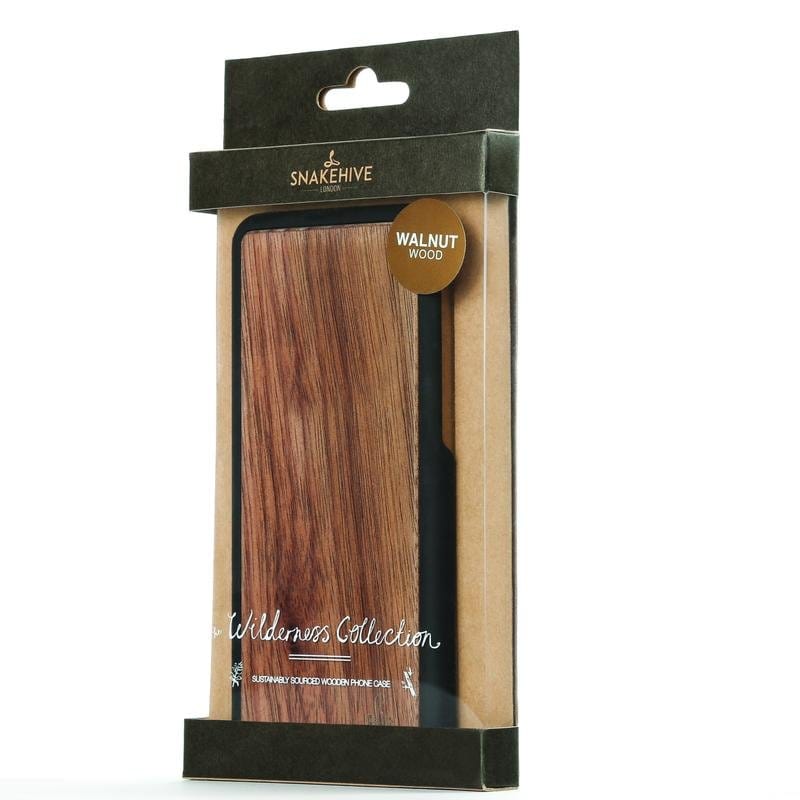 Wilderness Wood Back Case - Apple iPhone XS Max Walnut Apple iPhone XS Max - Snakehive UK