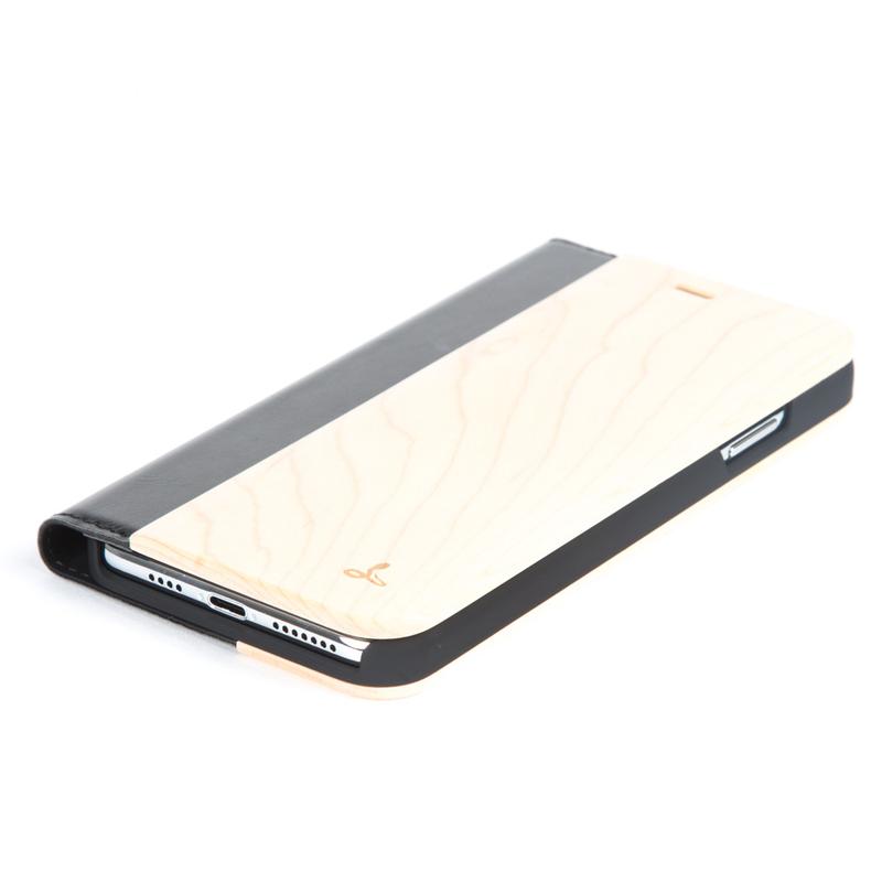 Wilderness Wood Wallet - Apple iPhone XS Max Bamboo Apple iPhone XS Max - Snakehive UK