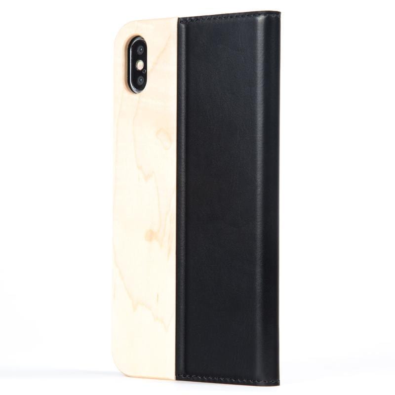 Wilderness Wood Wallet - Apple iPhone XS Max Bamboo Apple iPhone XS Max - Snakehive UK