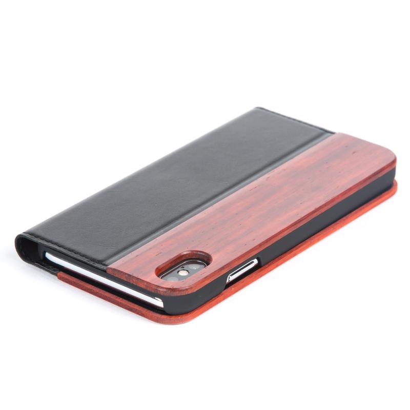 Wilderness Wood Wallet - Apple iPhone XS Max Bamboo Apple iPhone XS Max - Snakehive UK