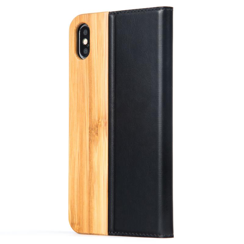 Wilderness Wood Wallet - Apple iPhone XS Max Bamboo Apple iPhone XS Max - Snakehive UK