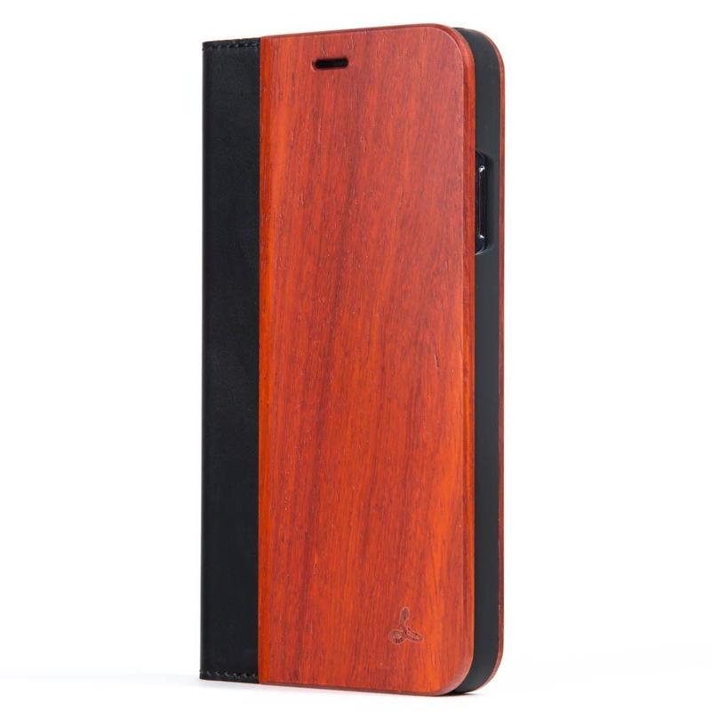 Wilderness Wood Wallet - Apple iPhone XS Max Rosewood Apple iPhone XS Max - Snakehive UK