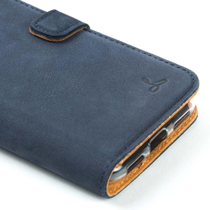 Vintage Leather Wallet - Google Pixel 4 Plum Google Pixel 4 - Snakehive UK