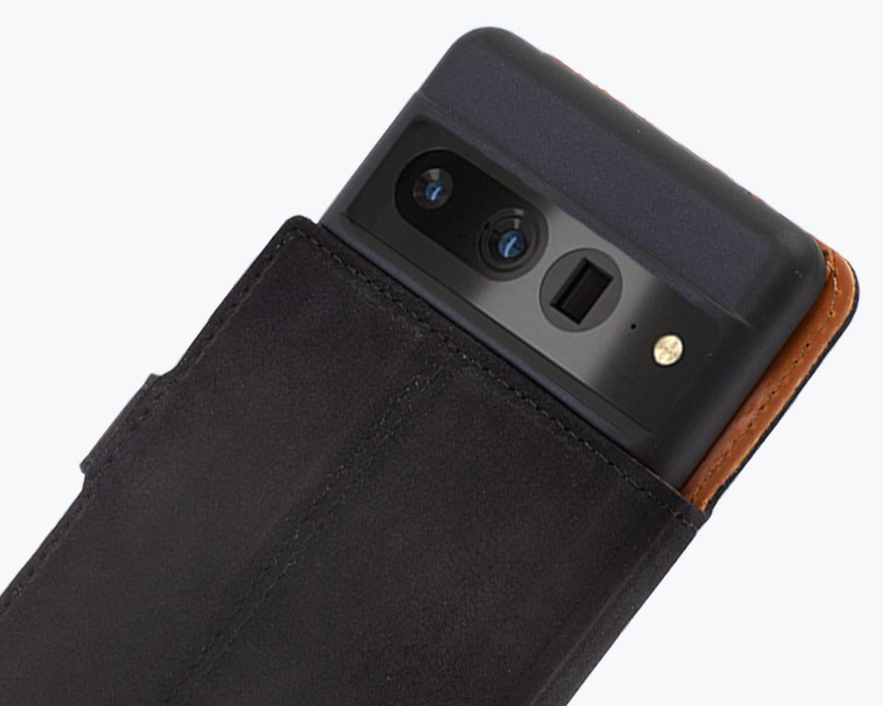 Google Pixel 6 Pro- Vintage Leather Wallet Chestnut Brown Google Pixel 6 Pro - Snakehive UK