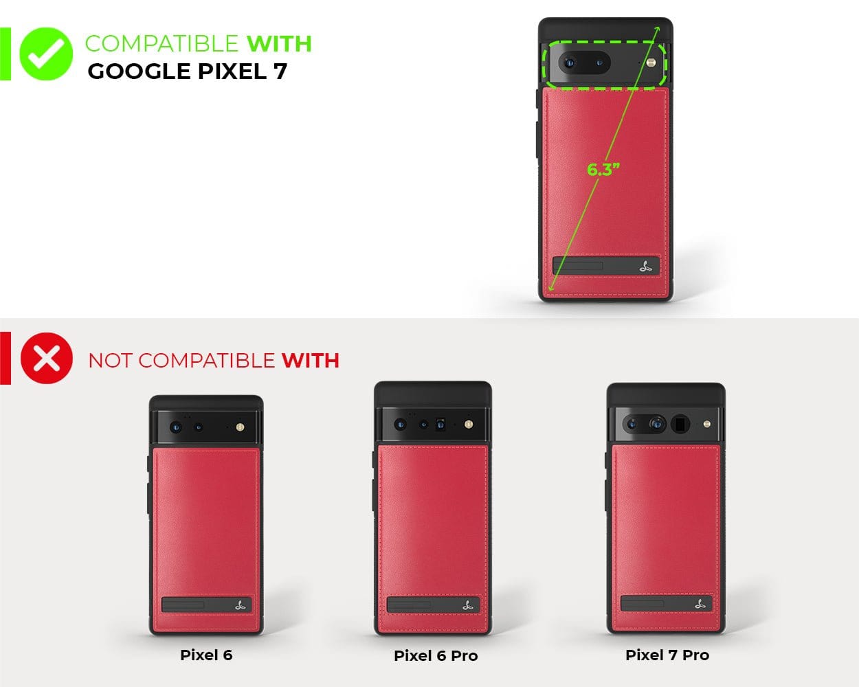 Google Pixel 7 - Metro Leather Case Jet Black - Snakehive UK