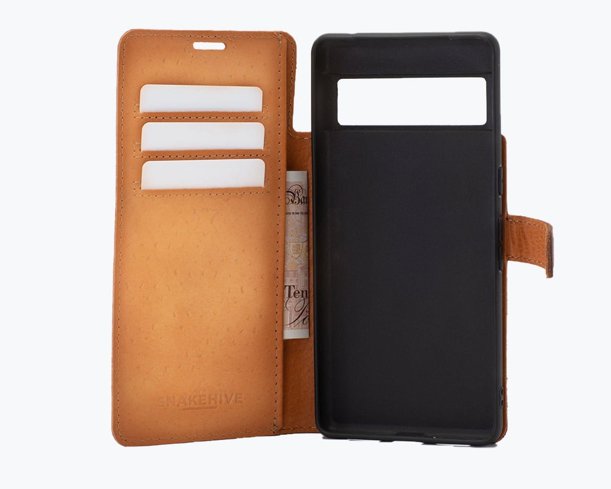 Google Pixel 7 - Vintage Leather Wallet Teal Google Pixel 7 - Snakehive UK