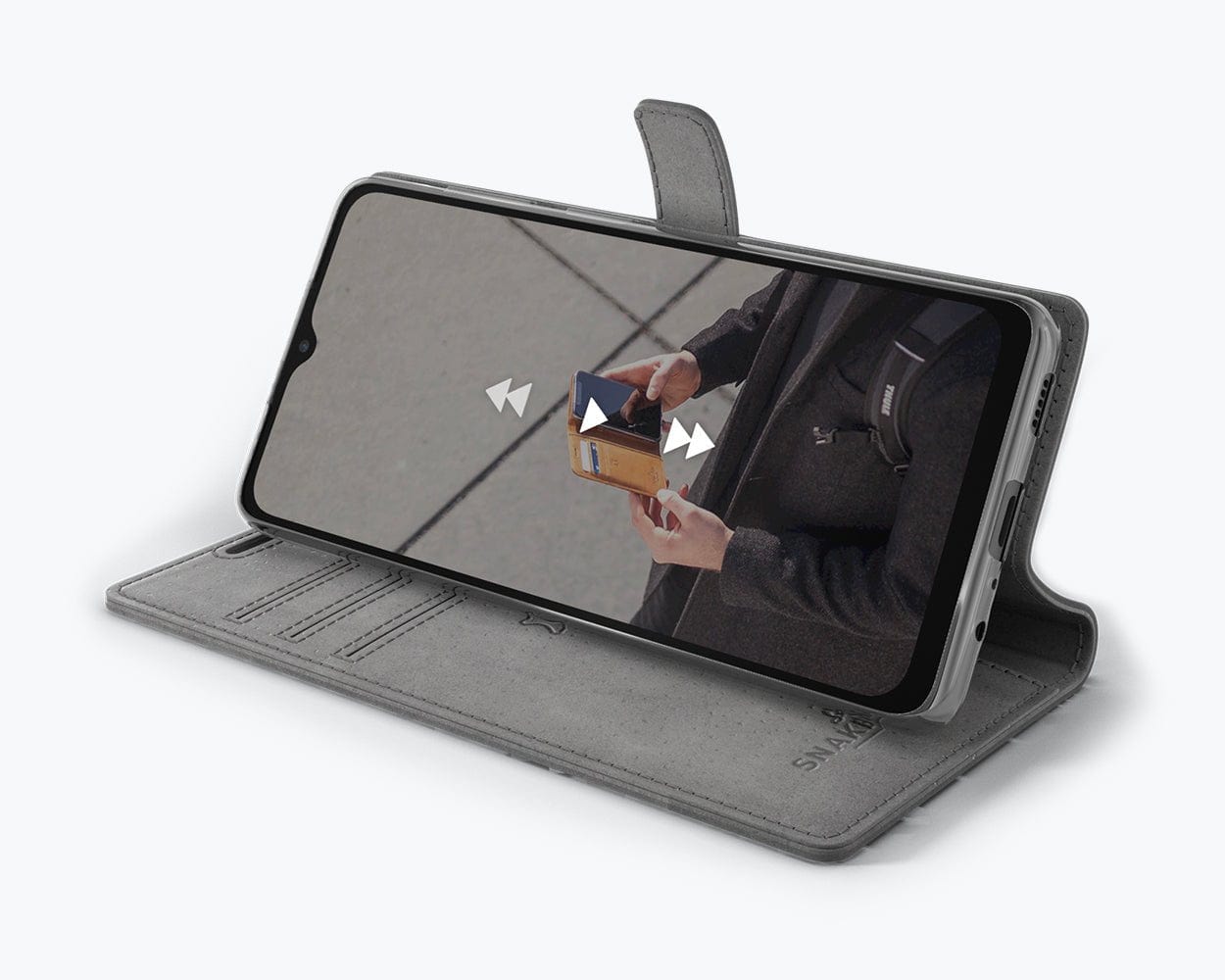 Vintage Leather Wallet - Samsung Galaxy A12 Teal Samsung Galaxy A12 - Snakehive UK