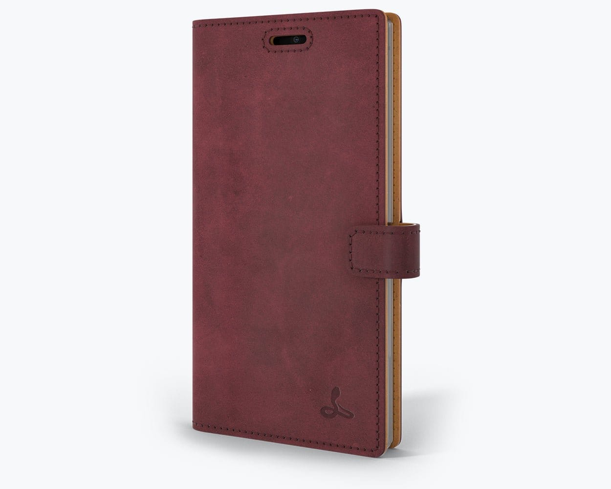 Vintage Leather Wallet - Samsung Galaxy Note 10 Plum Samsung Galaxy Note 10 - Snakehive UK