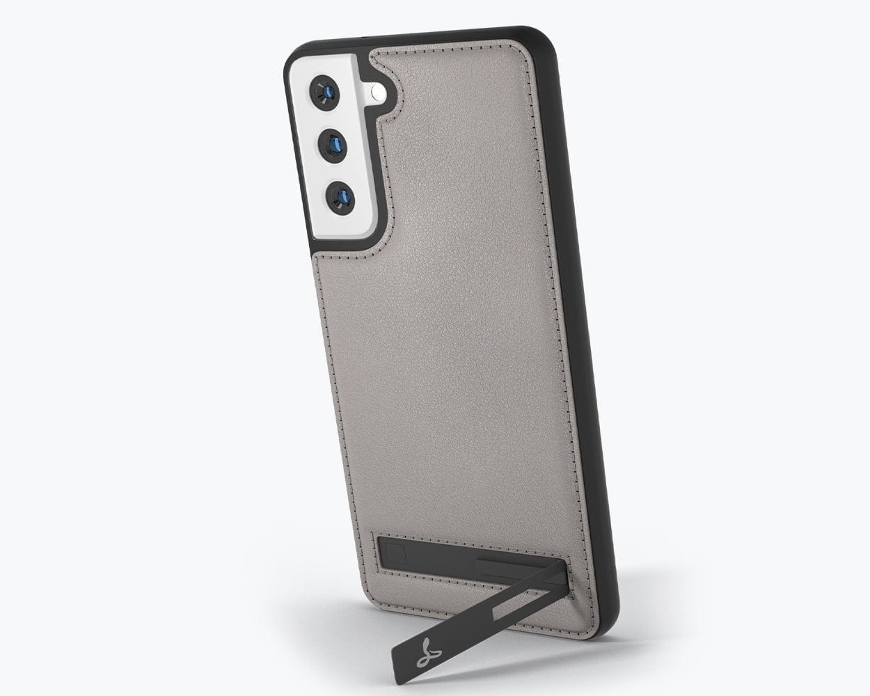 Samsung Galaxy S21 FE - Metro Leather Case Pebble Grey Samsung Galaxy S21FE - Snakehive UK