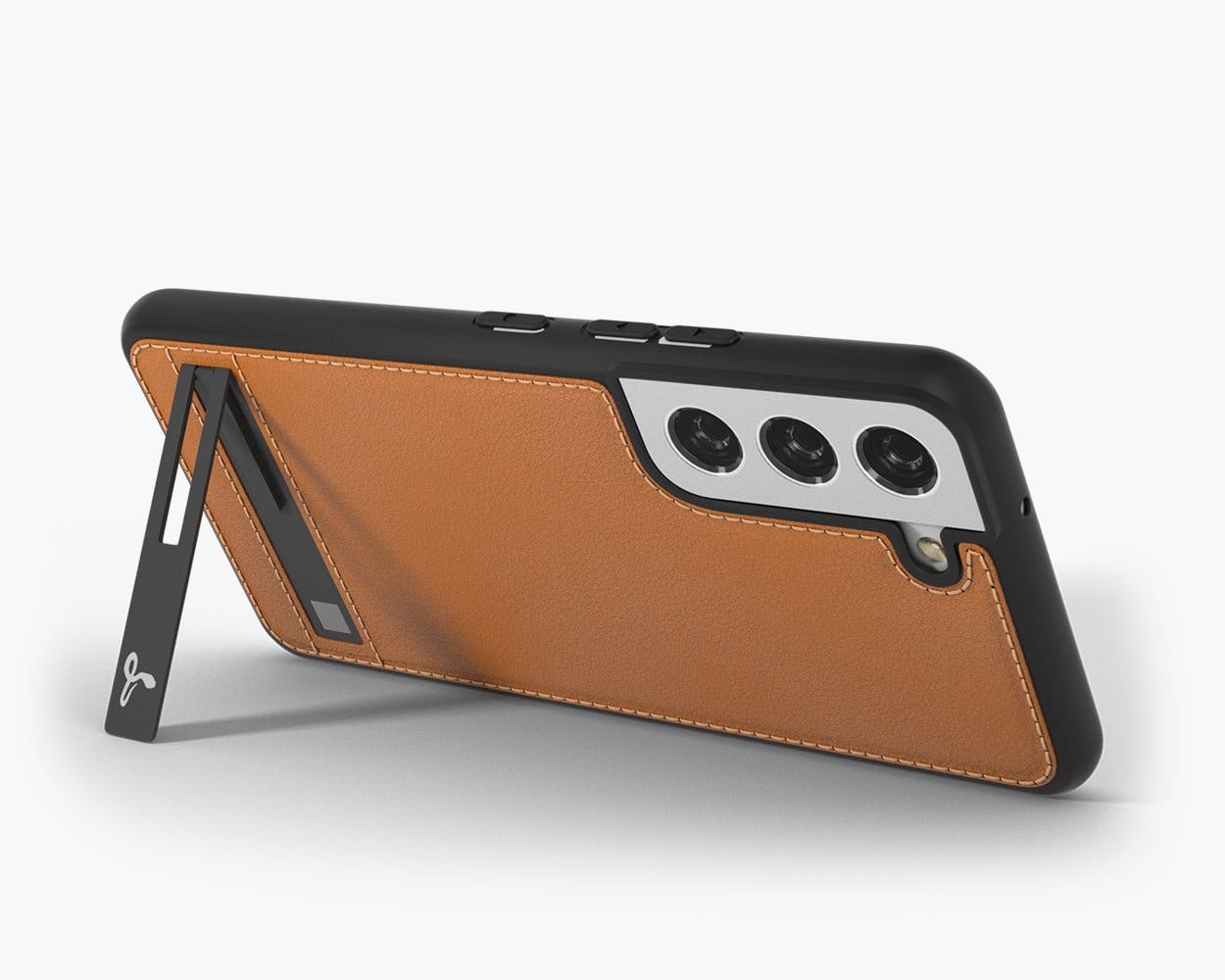 Samsung Galaxy S22 - Metro Leather Case Pebble Grey Samsung Galaxy S22 - Snakehive UK