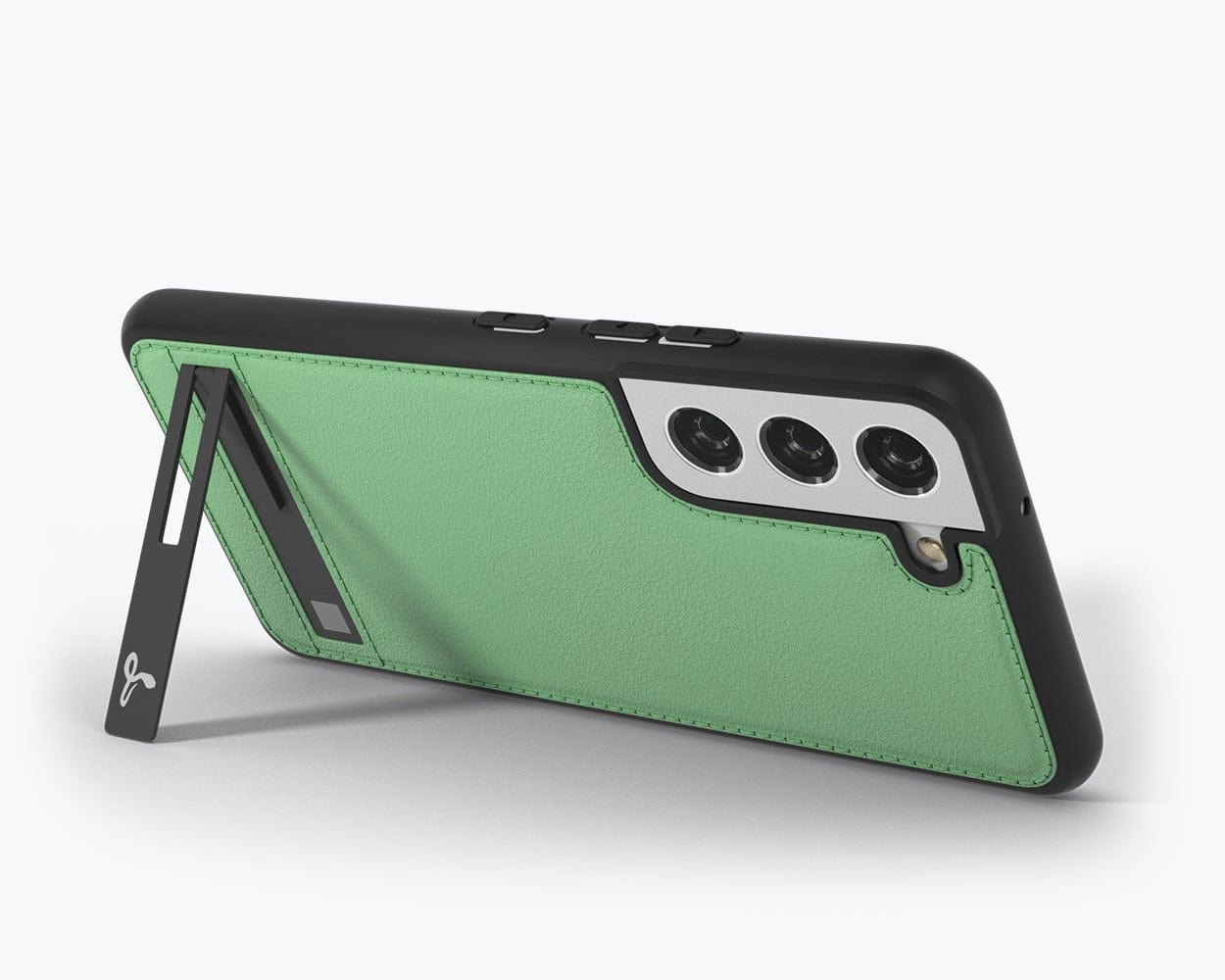 Samsung Galaxy S22 - Metro Leather Case Pebble Grey Samsung Galaxy S22 - Snakehive UK