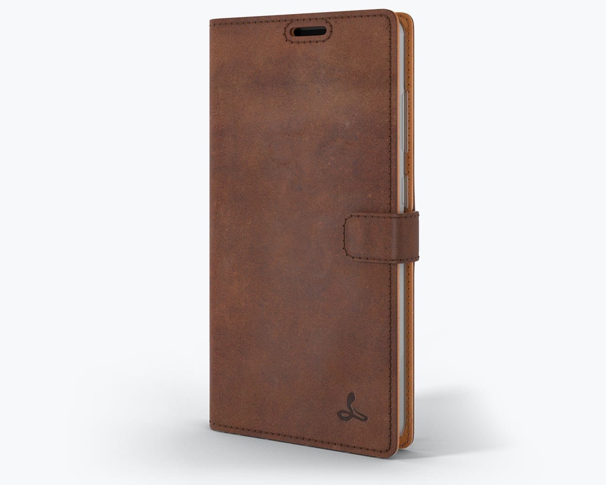 Vintage Leather Wallet - Samsung Galaxy A52 Chestnut Brown Samsung Galaxy A52 - Snakehive UK