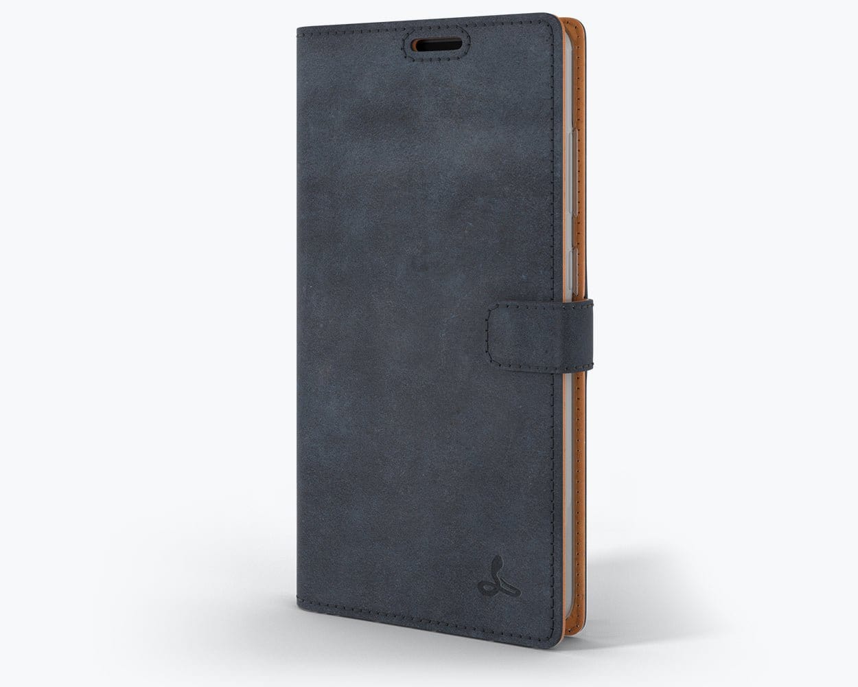 Vintage Leather Wallet - Samsung Galaxy A52 Navy Samsung Galaxy A52 - Snakehive UK