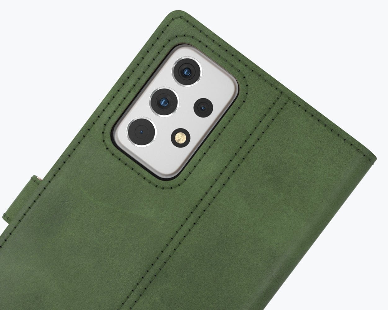 Vintage Leather Wallet - Samsung Galaxy A52 Teal Samsung Galaxy A52 - Snakehive UK